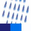 imageBABALAL Press on Nails Long Stiletto Fake Nails Blue Glue on Nails 3d Texture Sliver Butterfly Design Y2k Acrylic Nails 24Pcs Goth False Nails White French Ombre Manicure Almond Stick on NailsANS211