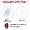 imageBABALAL Stiletto Press on Nails Long Fake Nails Black Red Glue on Nails Almond Acrylic Nails with Goth Design Stick on Nails for Women and Girls 24PcsNq205pink