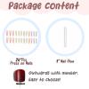 imageBABALAL Stiletto Press on Nails Long Fake Nails Black Red Glue on Nails Almond Acrylic Nails with Goth Design Stick on Nails for Women and Girls 24PcsNq206icecream