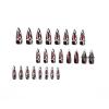 imageBABALAL Stiletto Press on Nails Long Fake Nails Black Red Glue on Nails Almond Acrylic Nails with Goth Design Stick on Nails for Women and Girls 24PcsNq201black