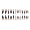 imageBABALAL Stiletto Press on Nails Long Fake Nails Black Red Glue on Nails Almond Acrylic Nails with Goth Design Stick on Nails for Women and Girls 24PcsNq208black