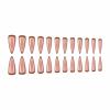 imageBABALAL Stiletto Press on Nails Long Fake Nails Black Red Glue on Nails Almond Acrylic Nails with Goth Design Stick on Nails for Women and Girls 24PcsNq204brown