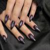 imageBABALAL Stiletto Press on Nails Long Fake Nails Black Red Glue on Nails Almond Acrylic Nails with Goth Design Stick on Nails for Women and Girls 24PcsNq218purple