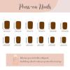 imageBABALAL Beach Press on Nails Almond Medium Fake Nails Blue French Tip Glue on Nails 3D Texture Design Bling Acrylic Nails 24Pcs Handmade Manicure Stick on False NailsANJ08