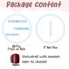 imageBABALAL Blue Press on Nails Medium Almond Fake Nails Aurora Heart Glue on Nails 3d Wave Design Acrylic Nails 24Pcs Bling Stiletto Full Cover False NailsANa206