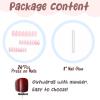 imageBABALAL Blue Press on Nails Medium Almond Fake Nails Aurora Heart Glue on Nails 3d Wave Design Acrylic Nails 24Pcs Bling Stiletto Full Cover False NailsANa205