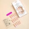 imageBABALAL French Tip Press on Nails Long Square Fake Nails Brown Cheetah Glue on Nails 3d Bow Charm Design Acrylic Nails 24Pcs Squoval Manicure False Nails for Women and Girlsfneb119