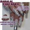 imageBABALAL French Tip Press on Nails Long Square Fake Nails Brown Cheetah Glue on Nails 3d Bow Charm Design Acrylic Nails 24Pcs Squoval Manicure False Nails for Women and Girlsfneb112