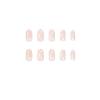 imageBABALAL Press on Nails Almond Medium Fake Nails Chrome Glue on Nails Blue Red Design Acrylic Nails 24Pcs Stiletto Stick on Nails Glossy Manicure Diy False Nails10flower