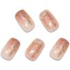 imageBABALAL Rainbow Press on Nails Medium Square Fake Nails Blue French Tip Glue on Nails 24Pcs Squoval Acrylic Nails Heart Love Cute Valentines Day Stick on Nails for Women and GirlsBBFND08