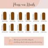 imageBABALAL Square Press on Nails Long Fake Nails Brown French Tip Glue on Nails Cheetah Design Fall Acrylic Nails 24Pcs Manicure Ombre Squoval Stick on Nails Full Cover False NailsBBFNH21pink