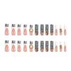 imageBABALAL Square Press on Nails Long Fake Nails Brown French Tip Glue on Nails Cheetah Design Fall Acrylic Nails 24Pcs Manicure Ombre Squoval Stick on Nails Full Cover False NailsBBFNH20luxury