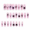 imageBABALAL Square Press on Nails Long Fake Nails Brown French Tip Glue on Nails Cheetah Design Fall Acrylic Nails 24Pcs Manicure Ombre Squoval Stick on Nails Full Cover False NailsBBFNH16spider
