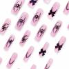 imageBABALAL Square Press on Nails Long Fake Nails Brown French Tip Glue on Nails Cheetah Design Fall Acrylic Nails 24Pcs Manicure Ombre Squoval Stick on Nails Full Cover False NailsBBFNH16spider