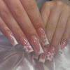 imageBABALAL Square Press on Nails Long Fake Nails Brown French Tip Glue on Nails Cheetah Design Fall Acrylic Nails 24Pcs Manicure Ombre Squoval Stick on Nails Full Cover False NailsBBFNH22crown