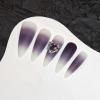 imageBABALAL Brown Fall Press on Nails Stiletto Fake Nails Long Glue on Nails Y2k Sliver Flame Goth Design Acrylic Nails 3D DIY Manicure False NailsANI04goth