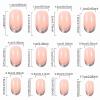 imageBABALAL Brown Fall Press on Nails Stiletto Fake Nails Long Glue on Nails Y2k Sliver Flame Goth Design Acrylic Nails 3D DIY Manicure False NailsANI09