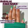 imageBABALAL Brown Fall Press on Nails Stiletto Fake Nails Long Glue on Nails Y2k Sliver Flame Goth Design Acrylic Nails 3D DIY Manicure False NailsANI16