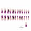 imageBABALAL Square Press on Nails Long Fake Nails Brown French Tip Glue ons Nails with Wild Cheetah Design Acrylic Nails Fall Cherry False Nails 24Pcs Squoval NailsANF03