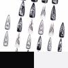 imageBABALAL Brown Press on Nails Medium Almond Fake Nails Fall Glue ons Nails with Design Autumn Acrylic Nails 24Pcs Stiletto False NailsANE01
