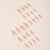 imageBABALAL Brown Press on Nails Medium Almond Fake Nails Fall Glue ons Nails with Design Autumn Acrylic Nails 24Pcs Stiletto False NailsANE06ombre
