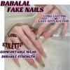 imageBABALAL Brown Press on Nails Medium Almond Fake Nails Fall Glue ons Nails with Design Autumn Acrylic Nails 24Pcs Stiletto False NailsANE08