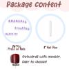 imageBABALAL Brown Press on Nails Medium Almond Fake Nails Fall Glue ons Nails with Design Autumn Acrylic Nails 24Pcs Stiletto False NailsANE08purple