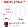imageBABALAL Brown Press on Nails Medium Almond Fake Nails Fall Glue ons Nails with Design Autumn Acrylic Nails 24Pcs Stiletto False NailsANE11pink
