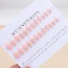 imageBABALAL Brown Press on Nails Medium Almond Fake Nails Fall Glue ons Nails with Design Autumn Acrylic Nails 24Pcs Stiletto False NailsANE13