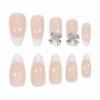 imageBABALAL Brown Press on Nails Medium Almond Fake Nails Fall Glue ons Nails with Design Autumn Acrylic Nails 24Pcs Stiletto False NailsANE21