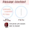 imageBABALAL Coffin Press on Nails Long Fake Nails Glossy Blue Glue on Nails Butterfly Ballerina Acrylic Nails 24Pcs Rhinestones Manicure Thanksgiving Stick on Nails for Women and GirlsNP409pink