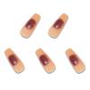 imageBABALAL Coffin Press on Nails Long Fake Nails Glossy Blue Glue on Nails Butterfly Ballerina Acrylic Nails 24Pcs Rhinestones Manicure Thanksgiving Stick on Nails for Women and GirlsNP410purple