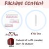 imageBABALAL Duck Nails Press ons Pink French Tips Press on Nails False Nails with Rhinestone Cherry Flower Designs Glossy Luxury Duck Nail Tips 24pcs Gel Acrylic Manicure False Nails KitFNDU311