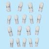 imageBABALAL Duck Nails Press ons Pink French Tips Press on Nails False Nails with Rhinestone Cherry Flower Designs Glossy Luxury Duck Nail Tips 24pcs Gel Acrylic Manicure False Nails KitFNDU309