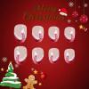 imageBABALAL French Tip Press on Nails Medium Square Fake Nails Colorful Glue ons Nails Crocodile Pattern Design Acrylic Nails 24Pcs Squoval Full Cover False NailsFNr22xmashat