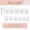 imageBABALAL French Tip Press on Nails Medium Square Fake Nails Colorful Glue ons Nails Crocodile Pattern Design Acrylic Nails 24Pcs Squoval Full Cover False NailsFNr22xmashat