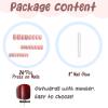 imageBABALAL French Tip Press on Nails Medium Square Fake Nails Colorful Glue ons Nails Crocodile Pattern Design Acrylic Nails 24Pcs Squoval Full Cover False NailsFNr15golden
