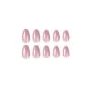 imageBABALAL Long Coffin Fake Nails Butterfly Ballerina False Nails Blue Press on Nails Glossy Acrylic Nail Tips with Design for Women and GirlsCRJH01pink
