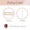 imageBABALAL Long Coffin Fake Nails Butterfly Ballerina False Nails Blue Press on Nails Glossy Acrylic Nail Tips with Design for Women and GirlsCRJH02golden