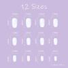 imageBABALAL Long Coffin Fake Nails Butterfly Ballerina False Nails Blue Press on Nails Glossy Acrylic Nail Tips with Design for Women and GirlsCRJH03flame