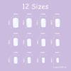 imageBABALAL Long Coffin Fake Nails Butterfly Ballerina False Nails Blue Press on Nails Glossy Acrylic Nail Tips with Design for Women and GirlsCRJH05black