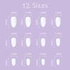 imageBABALAL Long Coffin Fake Nails Butterfly Ballerina False Nails Blue Press on Nails Glossy Acrylic Nail Tips with Design for Women and GirlsCRJH12black