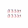 imageBABALAL Long Coffin Fake Nails Butterfly Ballerina False Nails Blue Press on Nails Glossy Acrylic Nail Tips with Design for Women and GirlsCRJH14sliver