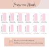 imageBABALAL Long Press on Nails Square Fake Nails Brown Glue ons Nails Wild Cheetah Design Acrylic Fall Nails 24Pcs French Tip Squoval False NailsANG02