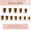 imageBABALAL Long Press on Nails Square Fake Nails Brown Glue ons Nails Wild Cheetah Design Acrylic Fall Nails 24Pcs French Tip Squoval False NailsANG05
