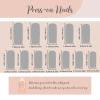 imageBABALAL Long Press on Nails Square Fake Nails Brown Glue ons Nails Wild Cheetah Design Acrylic Fall Nails 24Pcs French Tip Squoval False NailsANG10