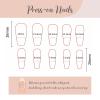 imageBABALAL Long Press on Nails Square Fake Nails Brown Glue ons Nails Wild Cheetah Design Acrylic Fall Nails 24Pcs French Tip Squoval False NailsANG15