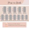 imageBABALAL Square Press on Nails Long Fake Nails Pink French Tip Glue on Nails 3d Flower Butterfly Rhinestone Charm Design Acrylic Nails 24Pcs Manicure Squoval False NailsFnm07strawberry