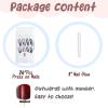 imageBABALAL Square Press on Nails Long Fake Nails Pink French Tip Glue on Nails 3d Flower Butterfly Rhinestone Charm Design Acrylic Nails 24Pcs Manicure Squoval False NailsFnm09black