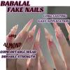 imageBABALAL Stiletto Press on Nails Long Fake Nails Pink Orange French Glue on Nails 3D Gold Chrome Texture Design Y2k Acrylic Nails 24Pcs Almond Stick on Nails Handmade Ombre False Nails SummerANL14